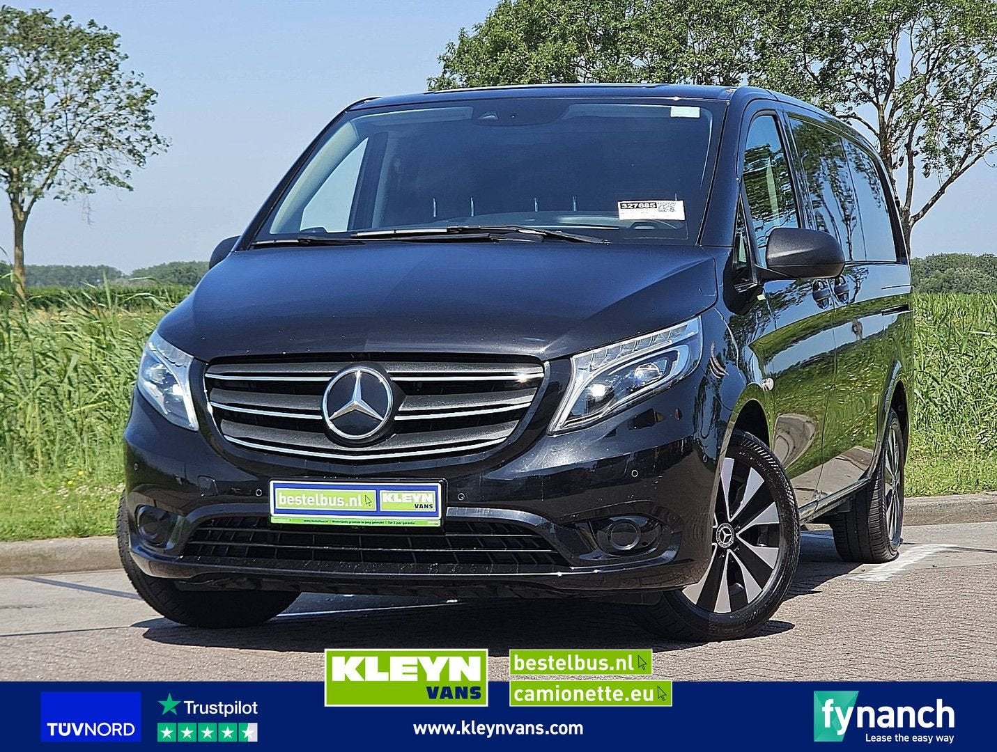 Mercedes-Benz VITO 114 L2 2xZijdeur LED Nav, Auto's, Bestelwagens en Lichte vracht, Automaat, Zwart, Mercedes-Benz, Bedrijf
