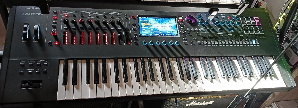 Roland Fantom 6EX + massa's expansions., Musique & Instruments, 61 touches, Enlèvement ou Envoi, Roland, Avec valise ou flightcase