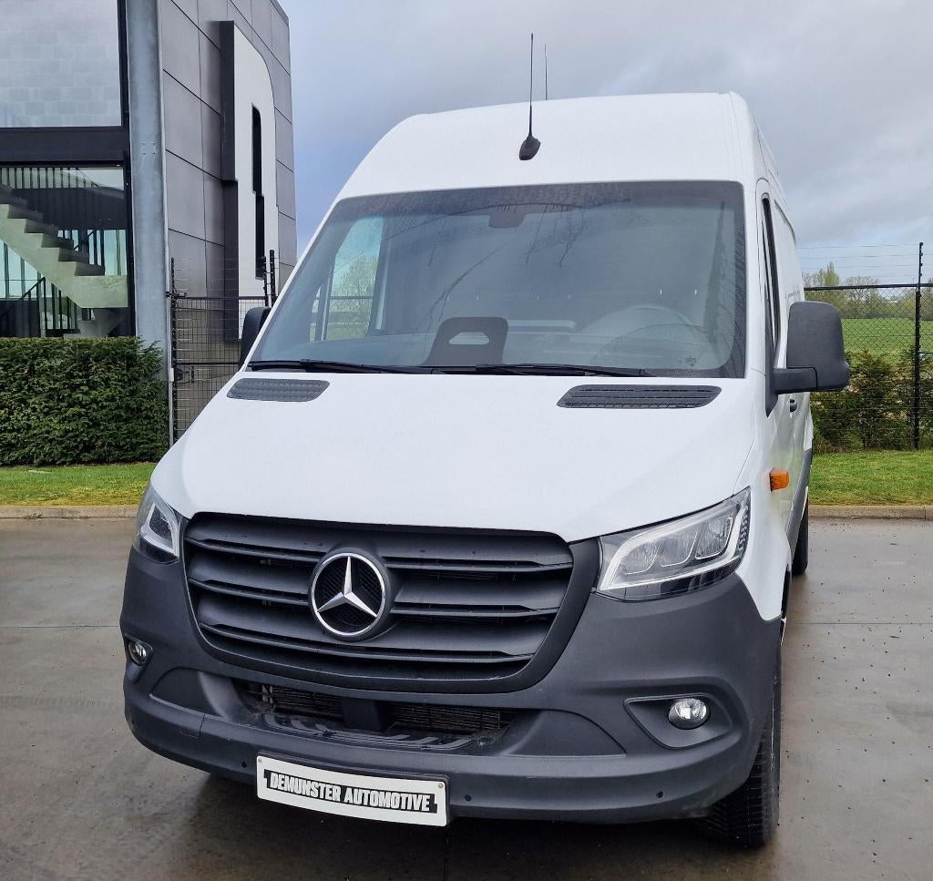 Mercedes Sprinter 317 cdi L2H2/Zetelverwarming/Camera/CC, Auto's, Automaat, Stof, Euro 6, Wit