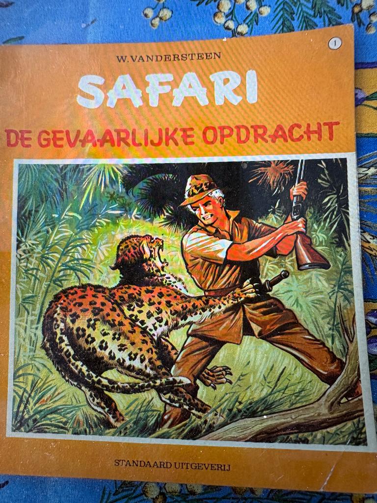 Safari vandersteen, Boeken, Eén stripboek, Ophalen of Verzenden, Gelezen, Willy vandersteen