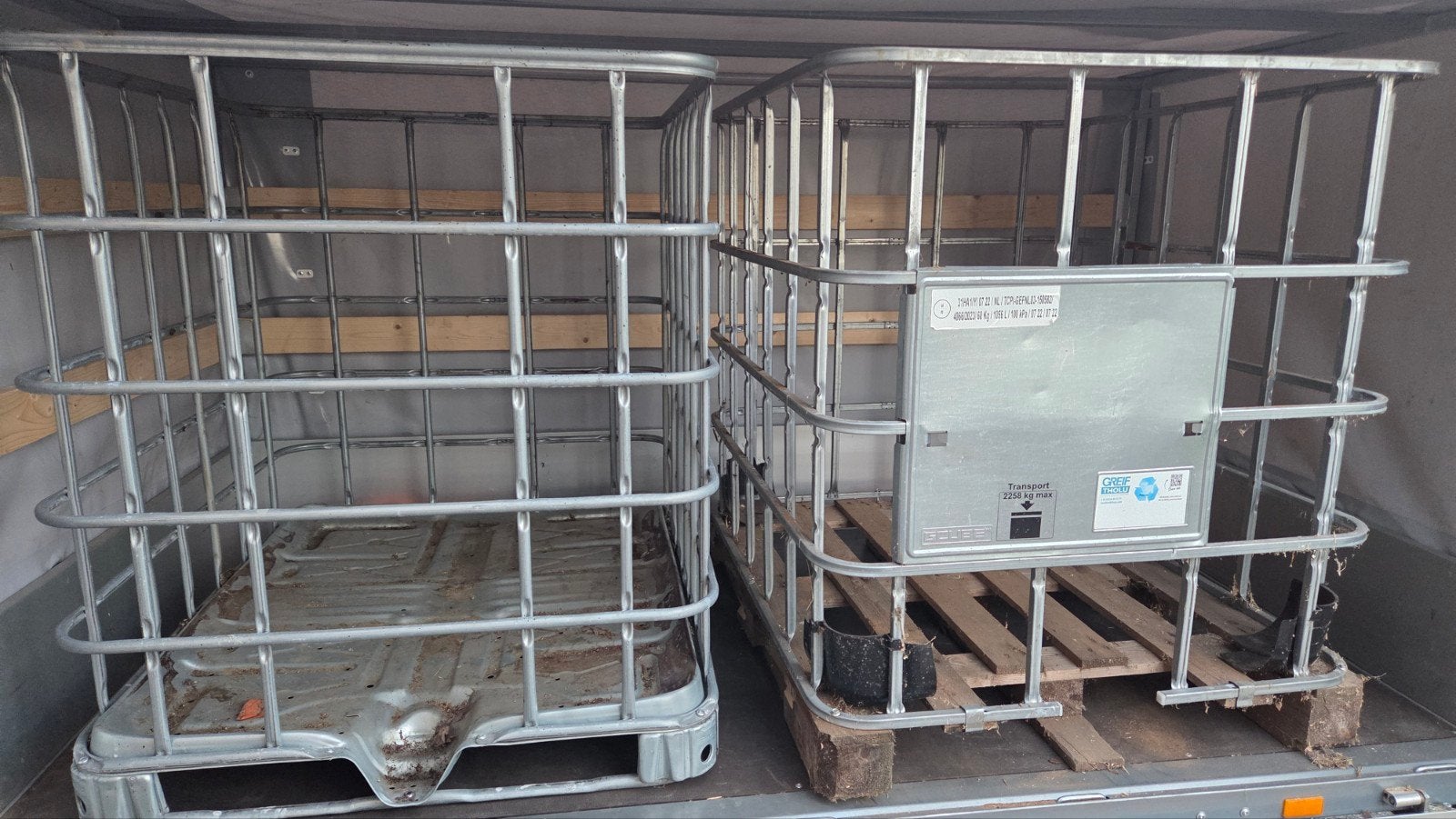 IBC container zonder vat, Doe-het-zelf en Bouw, Containers, Ophalen
