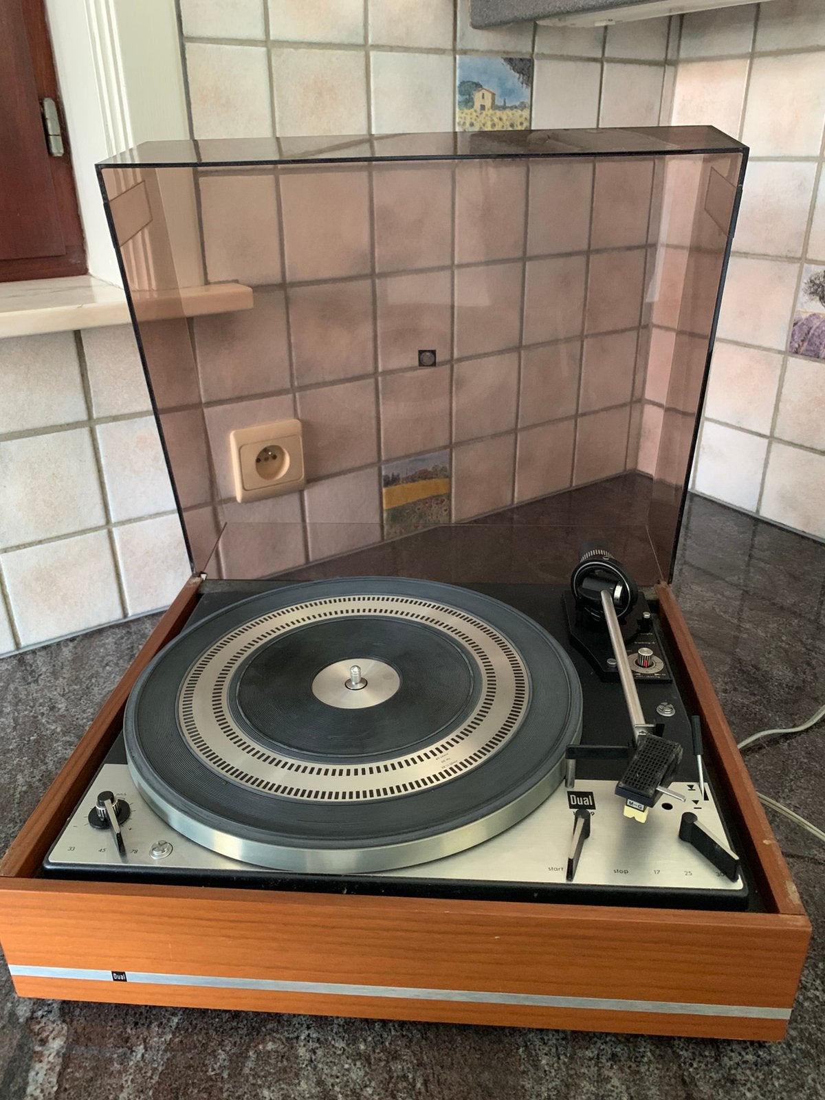 Klassieke Dual 1219 Platenspeler (restauratie), Audio, Tv en Foto, Platenspelers, Ophalen, Gebruikt, Platenspeler, Dual