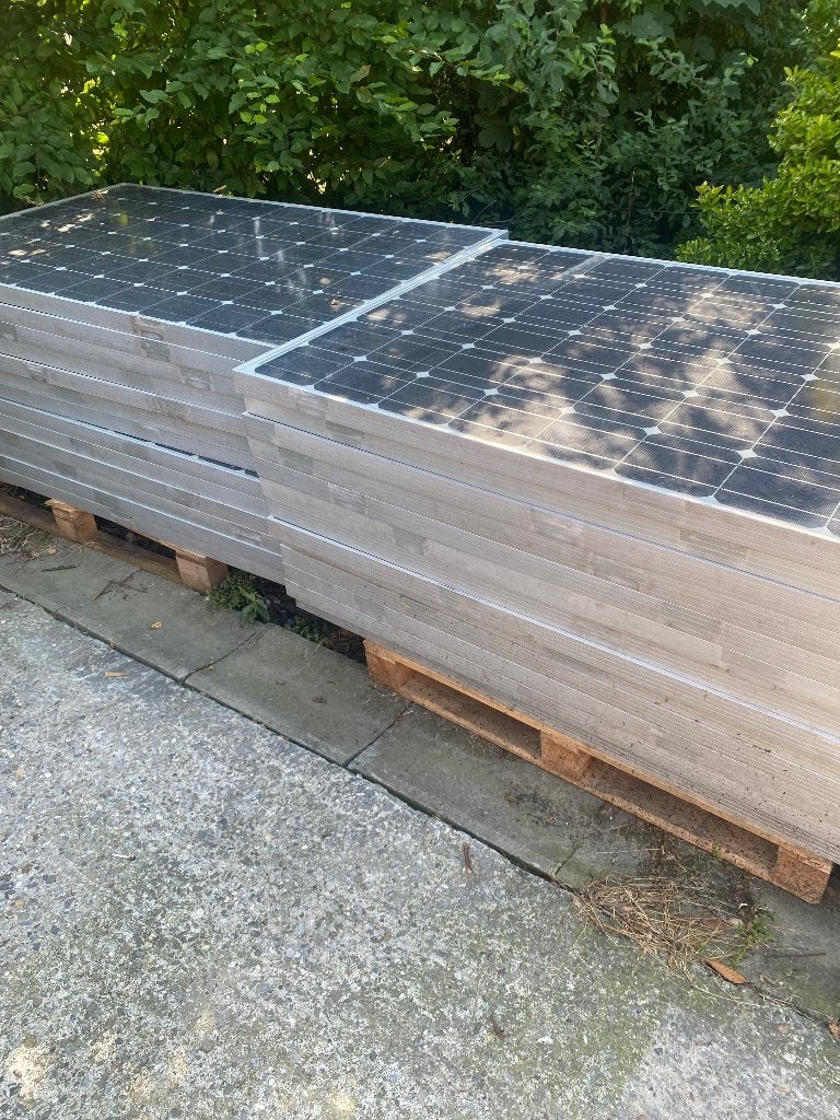 Zonnepanelen, Enlèvement, Utilisé