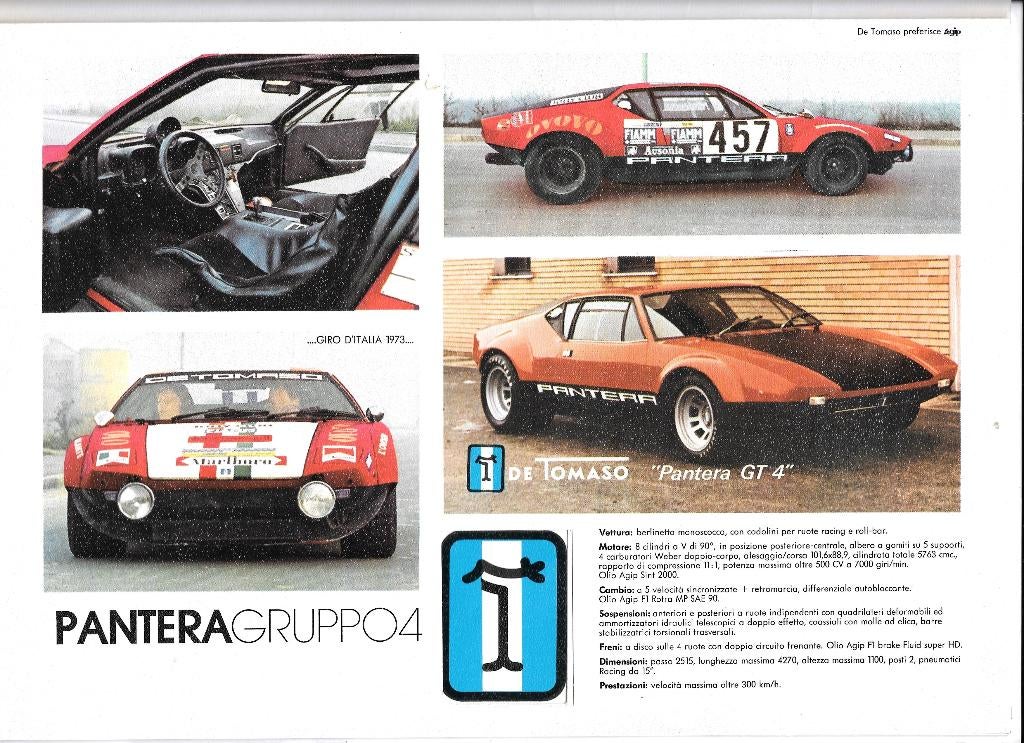 LE TOMASO 1973, Livres, Autos | Brochures & Magazines, Enlèvement ou Envoi, Comme neuf, Autres marques