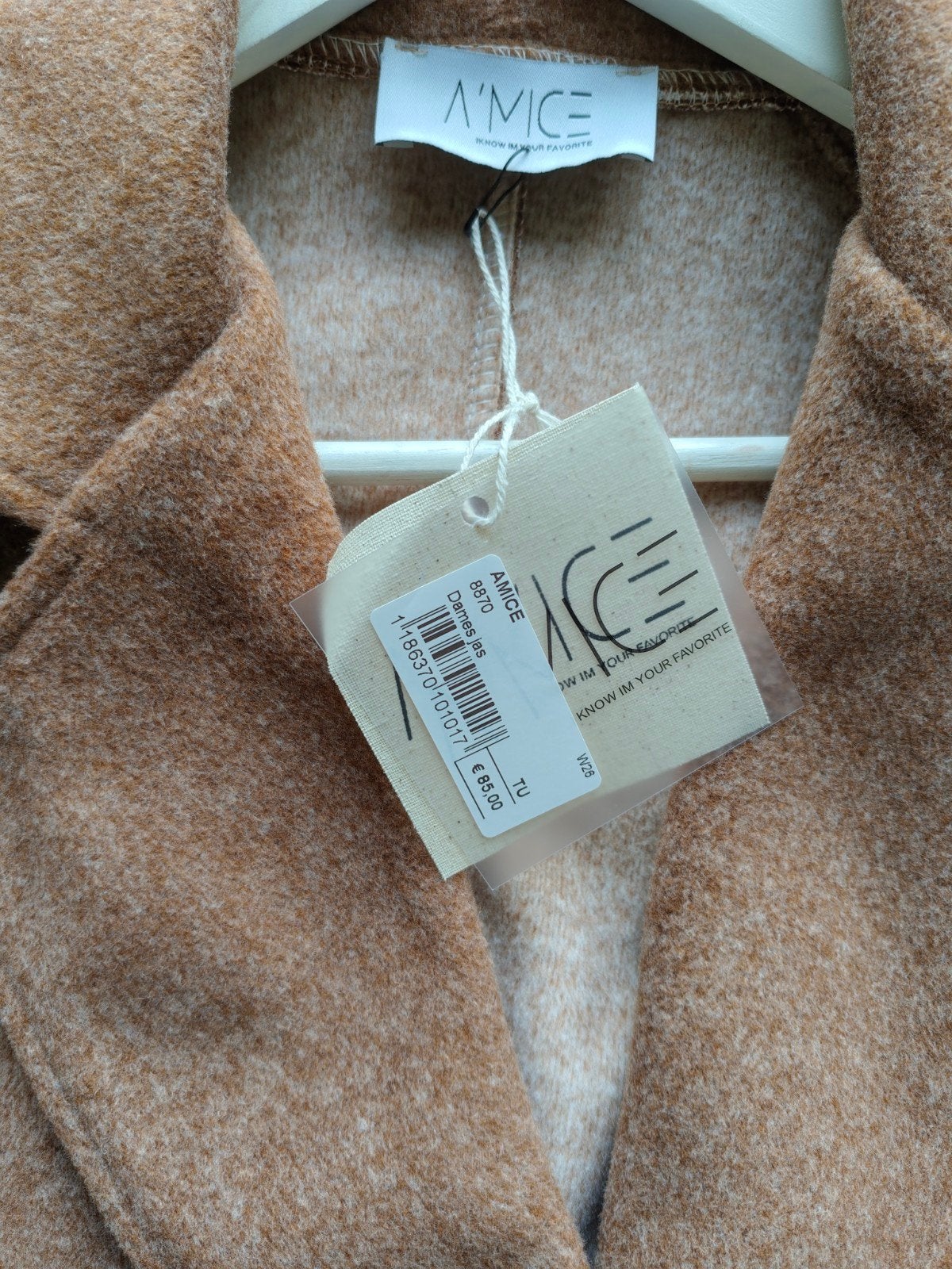 jas dames maat L/XL nieuw, Amicu, Bruin, Maat 42/44 (L), Nieuw