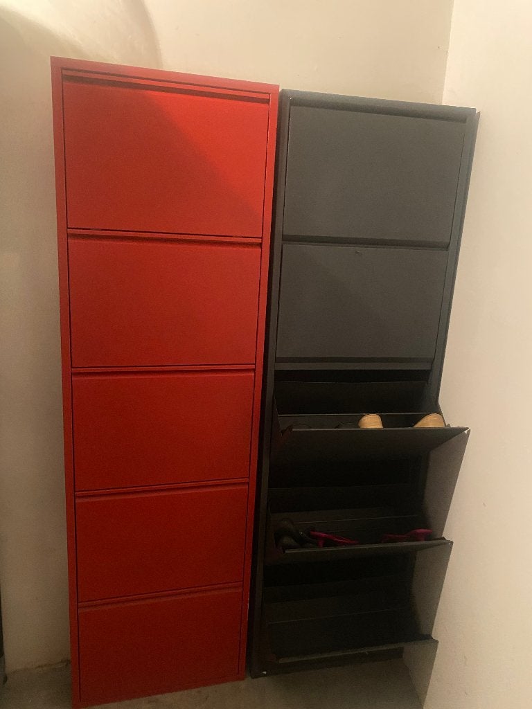 2 mooie design schoenkasten, Ophalen, Zo goed als nieuw, Modern en strak