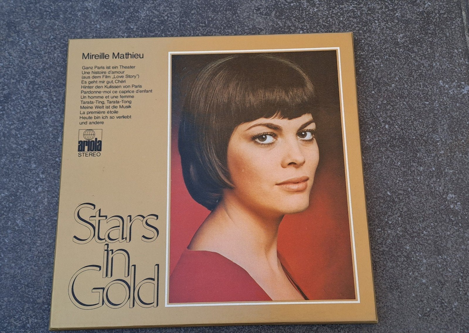 Vinyl LP'S "Mireille Mathieu" Stars In Gold., Avec poster, Enlèvement, Comme neuf, Double LP