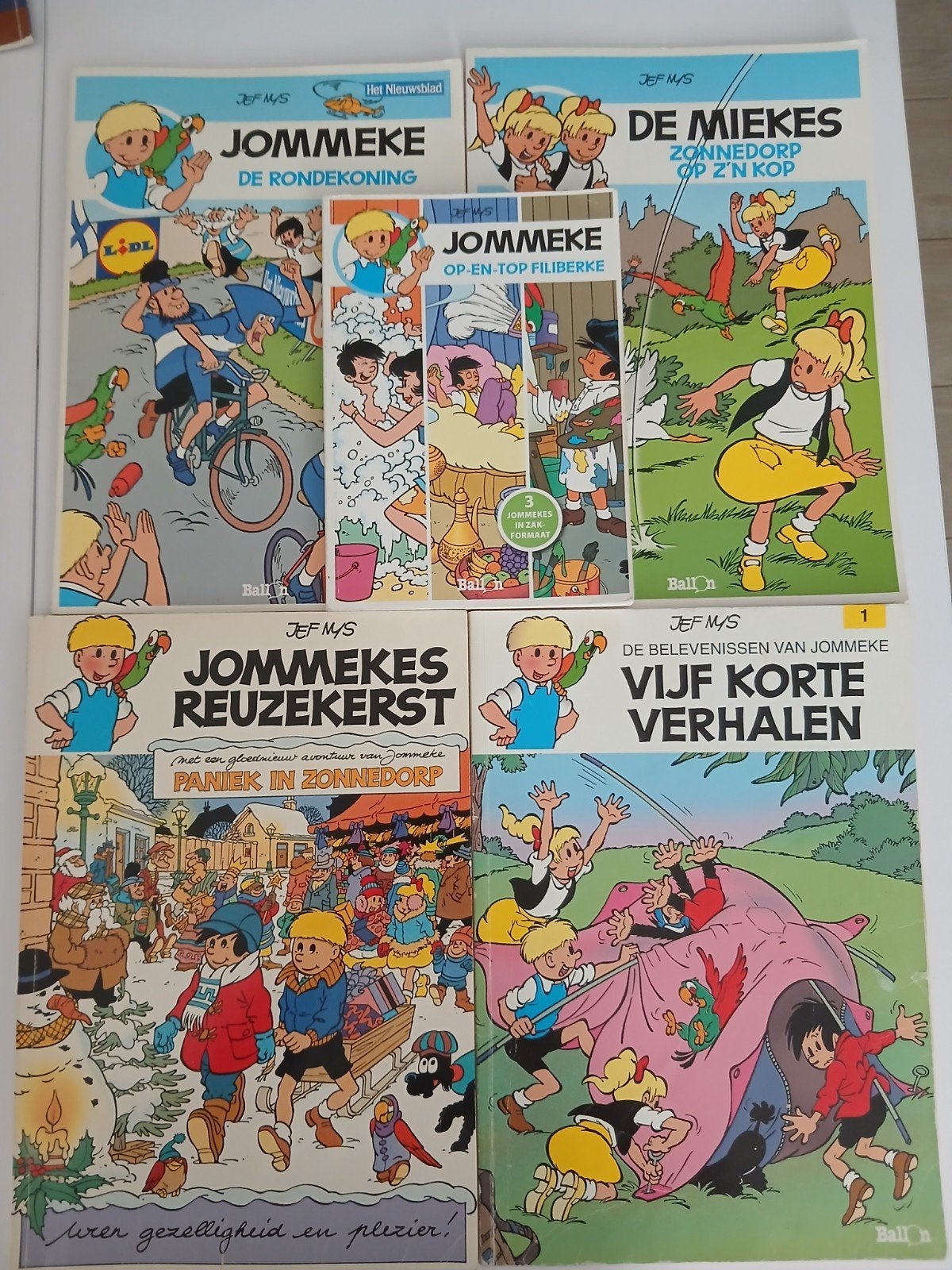 Jommeke strips, Boeken, Meerdere stripboeken, Ophalen, Gelezen