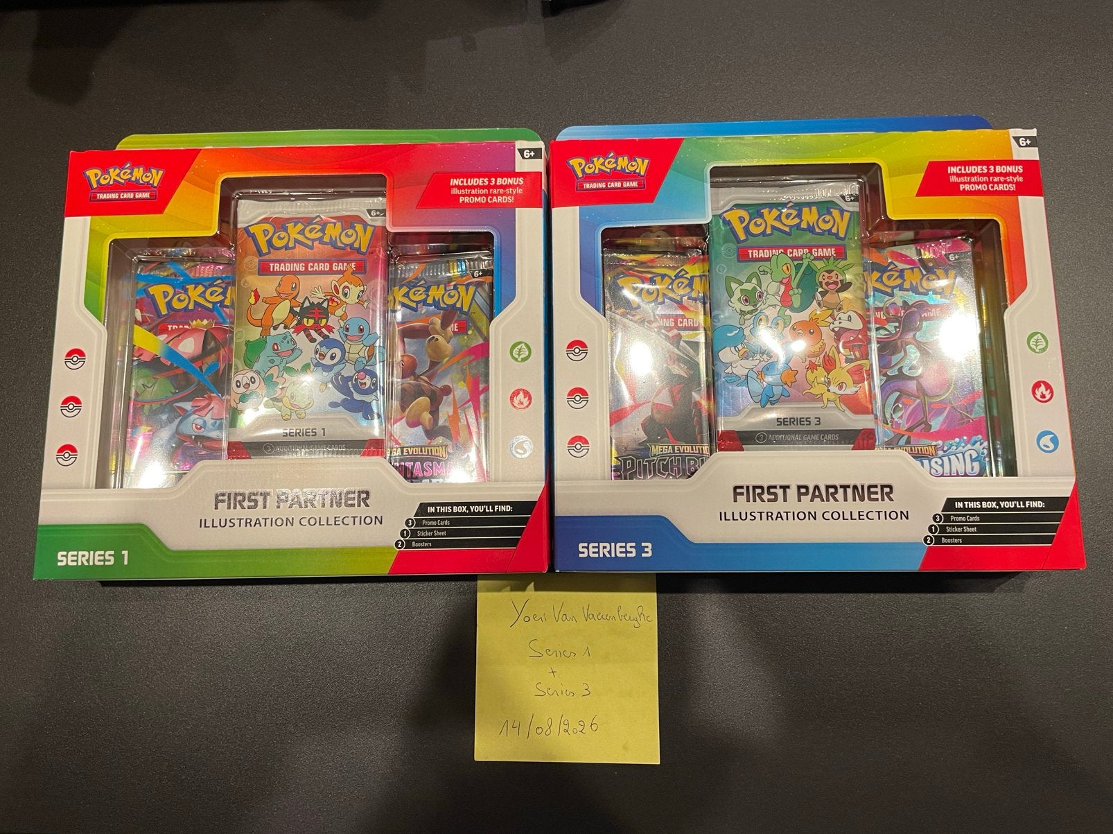 First partner collection boxen pokémon serie 1 en 3, Ophalen, Nieuw
