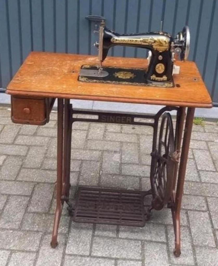 Antieke naaimachine singer 1930, Antiek en Kunst, Antiek | Naaimachines, Ophalen