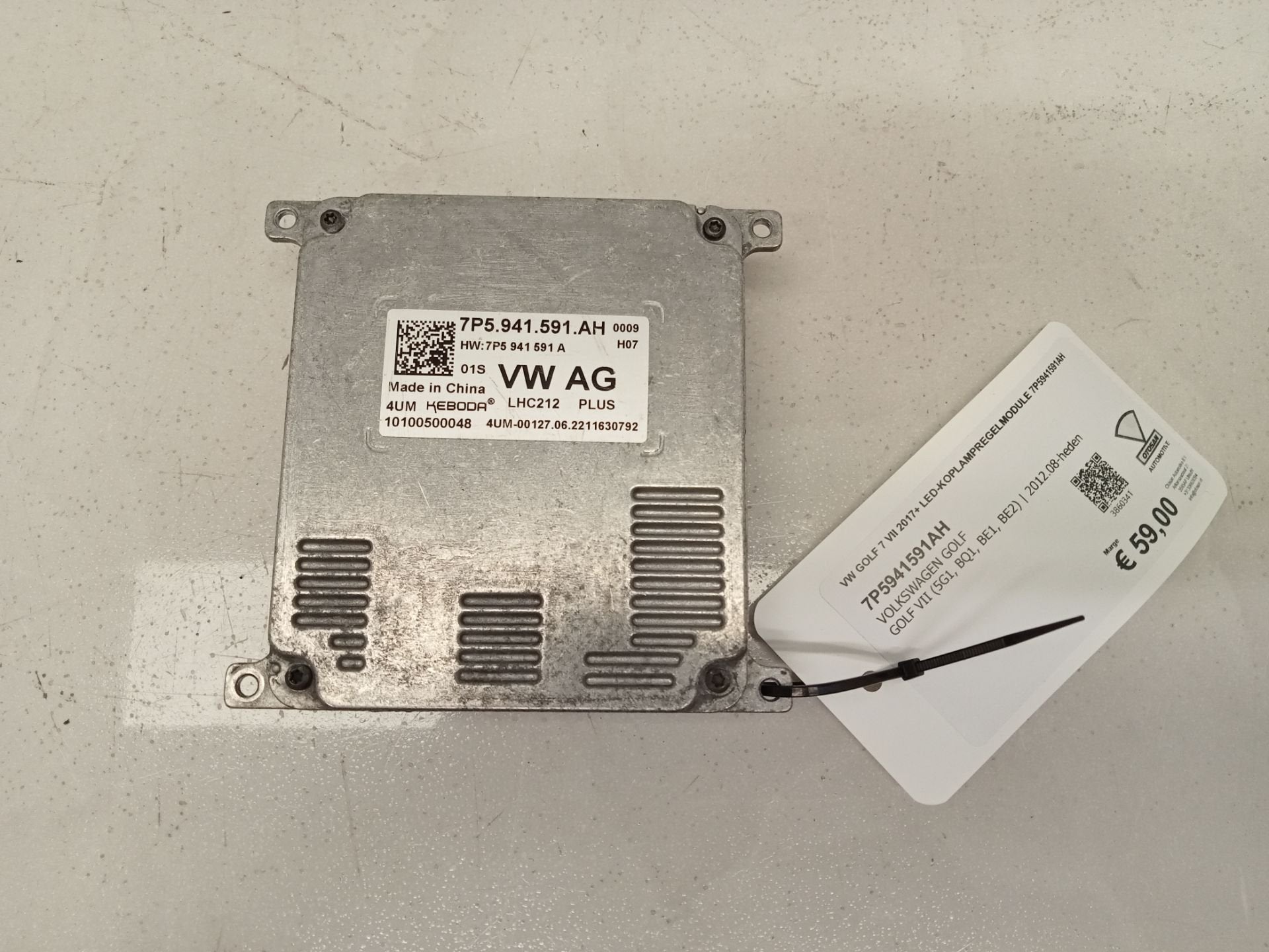 VW Golf 7 VII 2017+ LED-Koplampregelmodule 7p5941591ah, Gebruikt, Volkswagen, Volkswagen AG, Vw@volkswagen.de