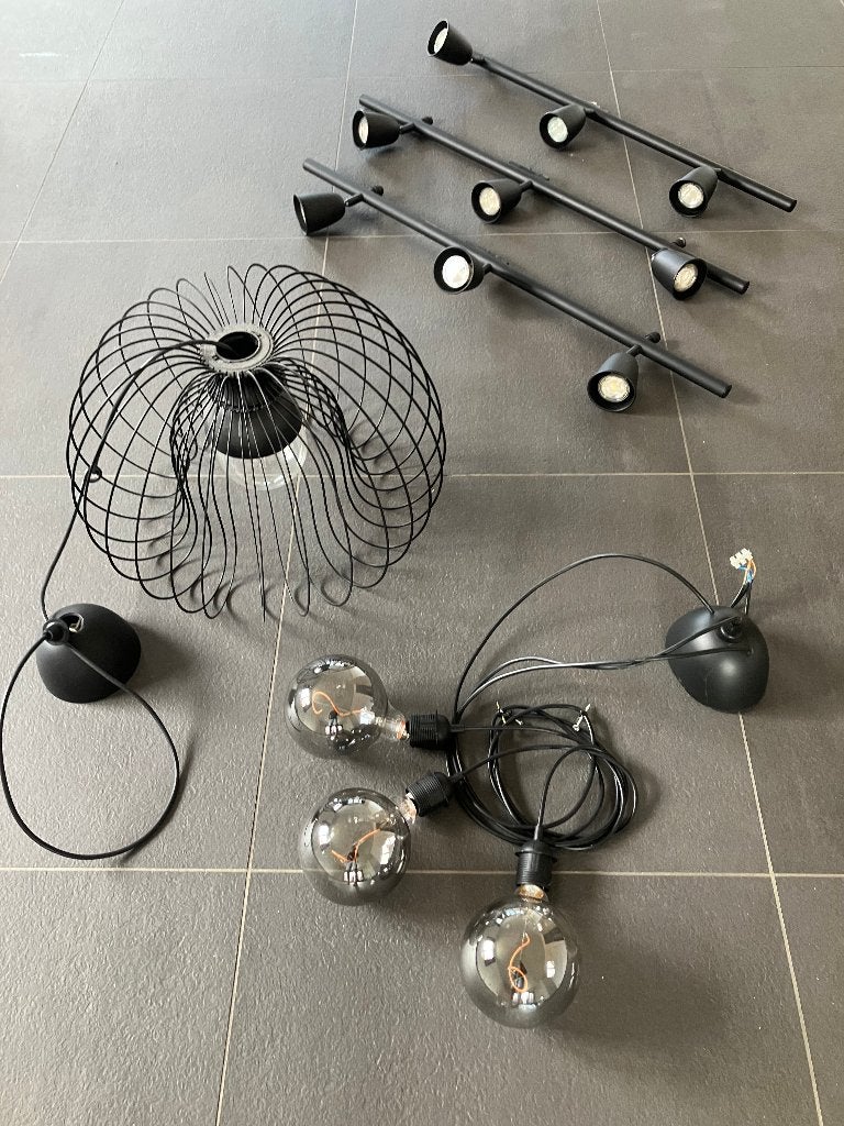 9 Lampen (zie omschrijving), Autres culots, Enlèvement ou Envoi, Comme neuf, Métal