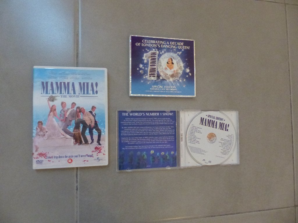 Coffret CD+DVD Mamma Mia, Enlèvement ou Envoi, Comme neuf