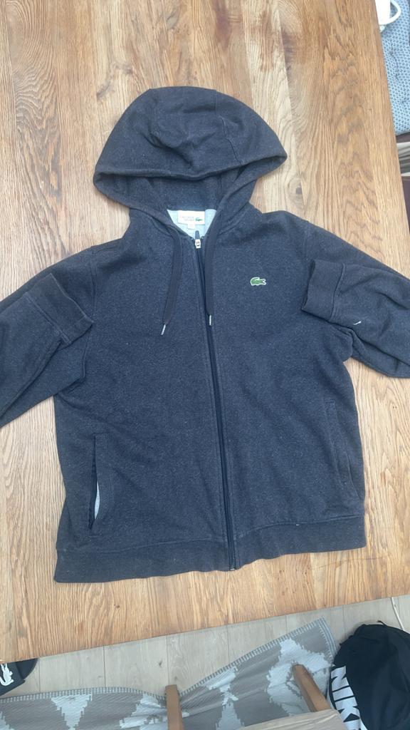 Gilet lacoste, Enlèvement, Comme neuf, Gris