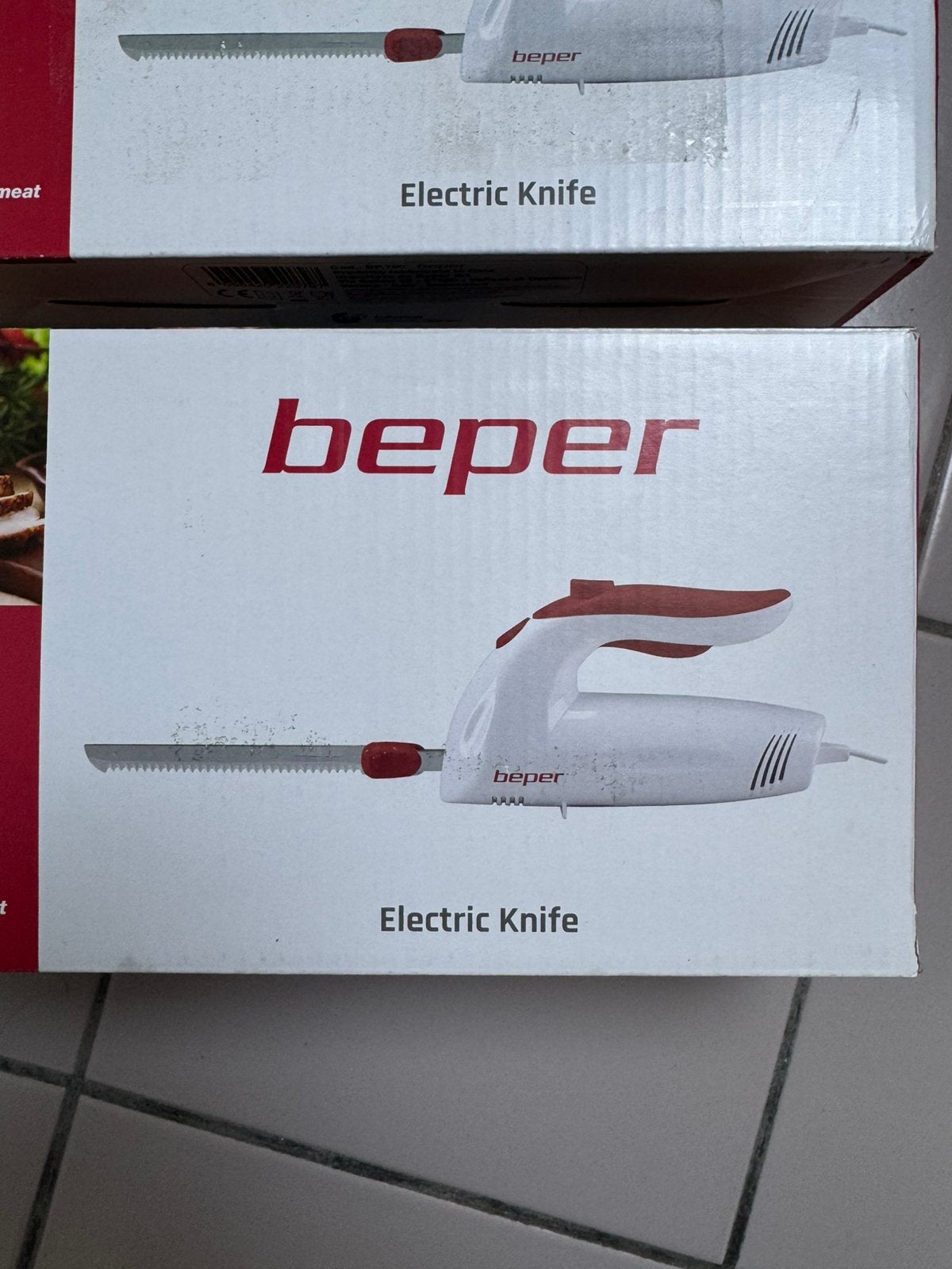 Nieuw Elektrisch mes, Huis en Inrichting, Ophalen of Verzenden, Zo goed als nieuw