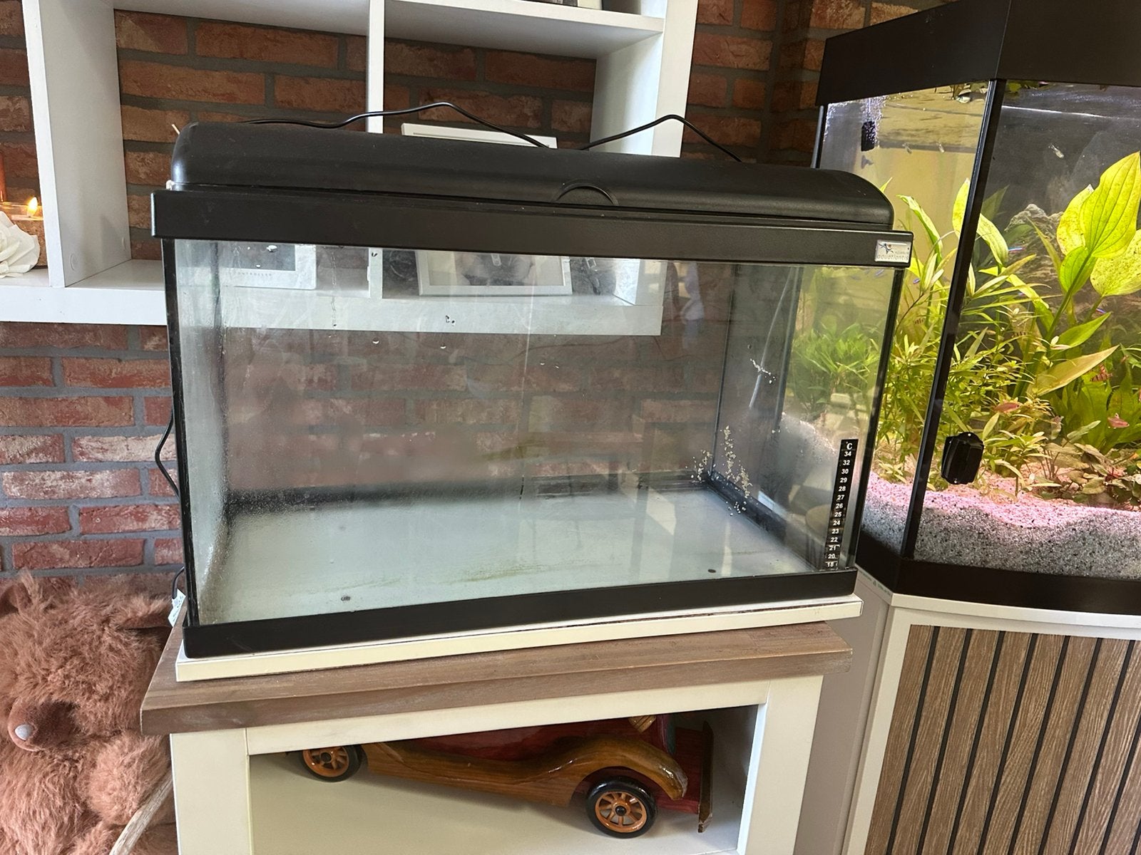 Aqua 60liter, Dieren en Toebehoren, Ophalen, Inclusief deksel, Gebruikt, Leeg aquarium