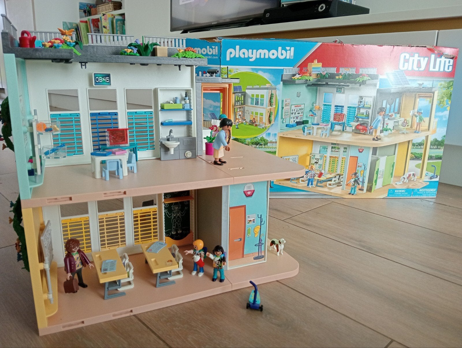 Playmobil schooltje 71327, Ophalen