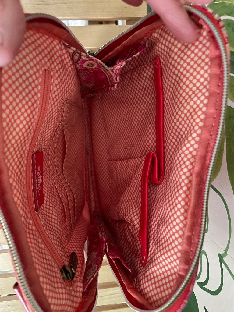 Handtas platte schoudertas Oilily - GRATIS flesje Oilily, Envoi, Comme neuf, Rouge, Sac à main
