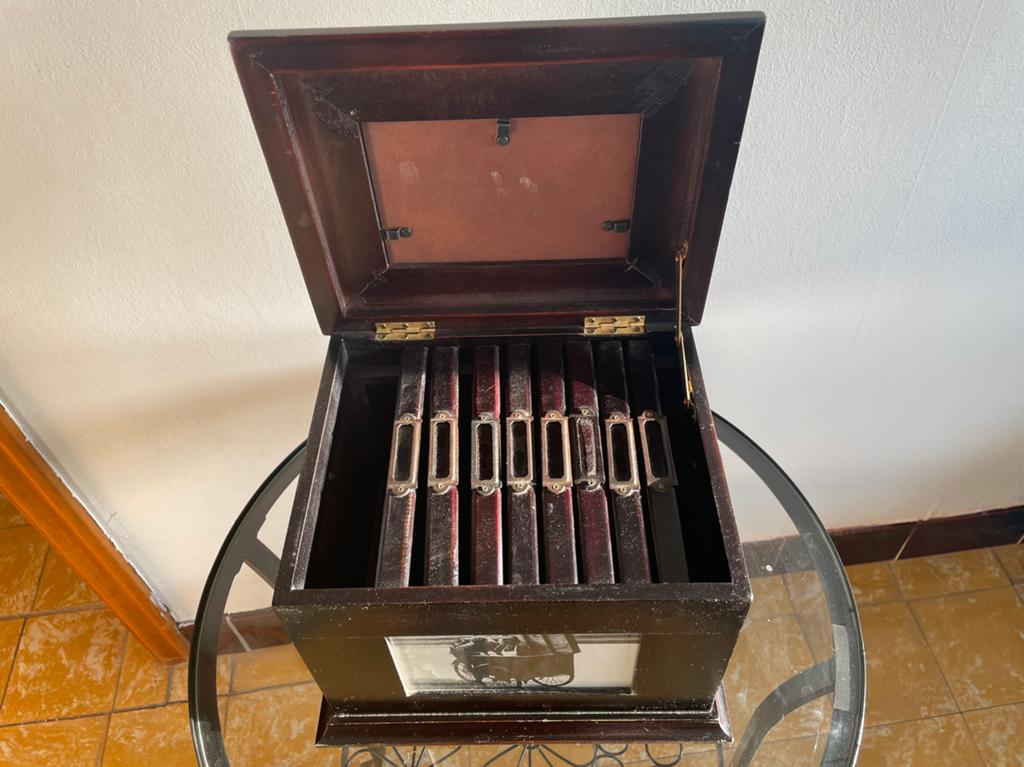 Fotobox, Ophalen