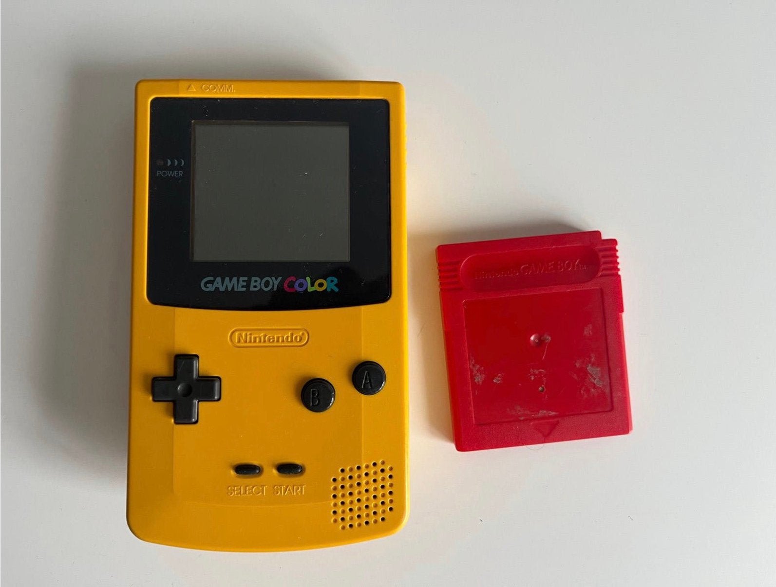Gameboy color met pokemon red, Ophalen of Verzenden, Zo goed als nieuw