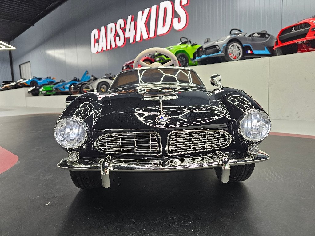 Kinderauto BMW 507 - soft start - leren zit - met RC, Ophalen of Verzenden, Afstandsbediening