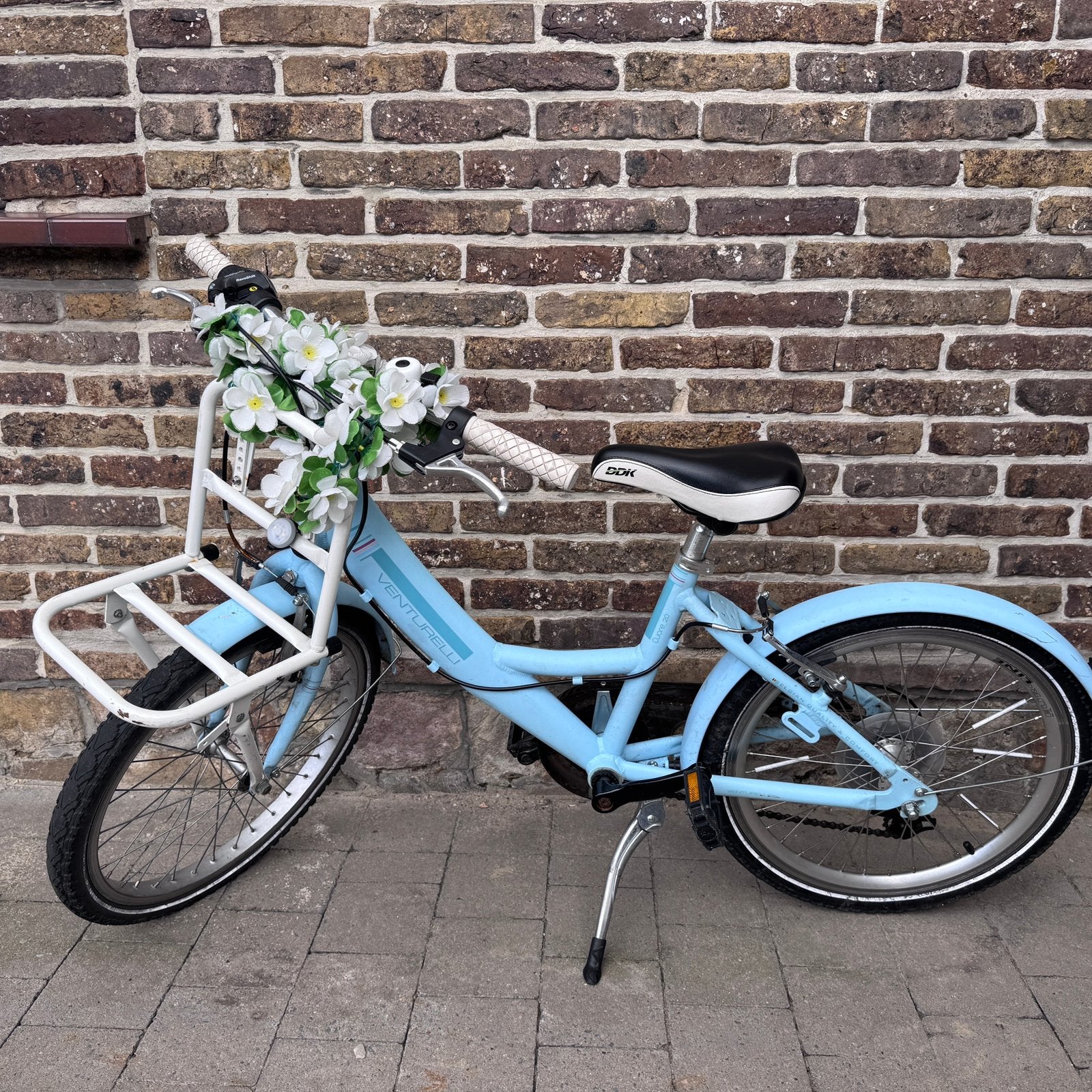 Meisjesfiets Venturelli 20inch, Fietsen en Brommers, Ophalen, Versnellingen, Zo goed als nieuw, Schijfrem