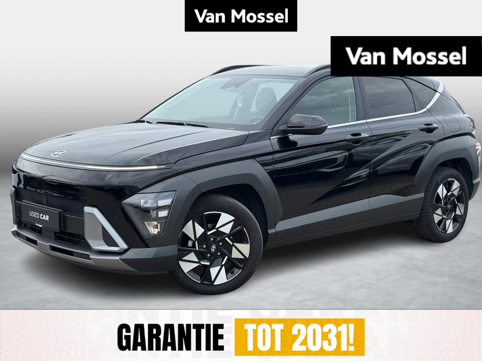 Hyundai Kona 1.6 GDi Hybrid Feel 6-DCT Comfort Pack AUTOMAAT, 4 cilinders, 2 kWh, 1600 cc, Zwart