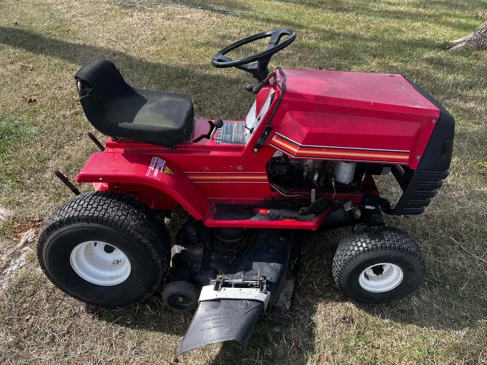Tracteur tondeuse, Enlèvement, Utilisé