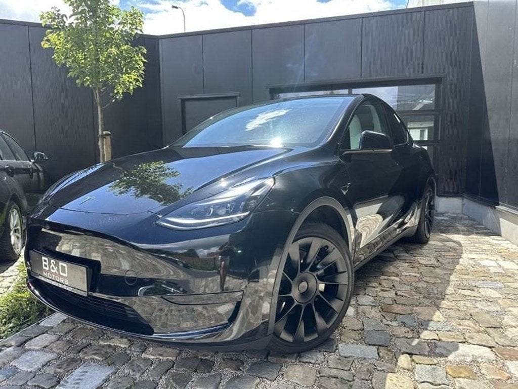 Tesla Model Y Mod Y  RWD WIT LEDER+TREKH+20"ALU, prachtige, Autos, Tesla, 299 ch, Achat, Entreprise, 5 portes