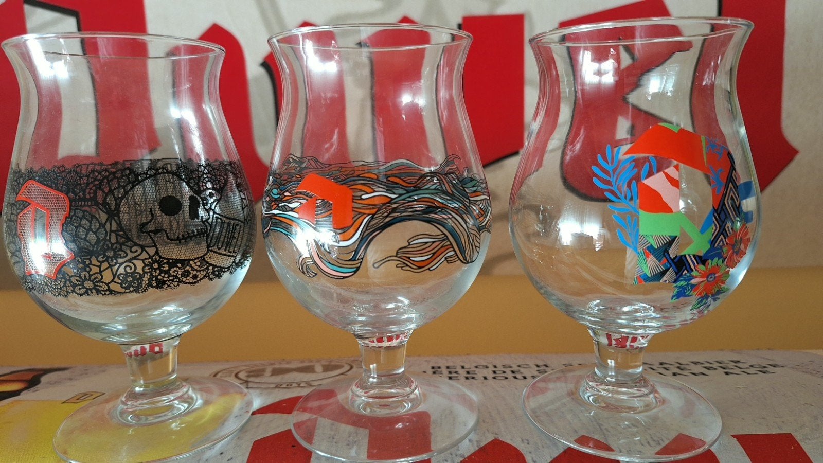Duvel Sterke vrouwen, Ophalen of Verzenden, Zo goed als nieuw, Glas of Glazen, Duvel