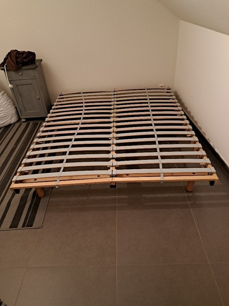 Sommier double Ikea, Comme neuf, Enlèvement, Sommier, 200 cm