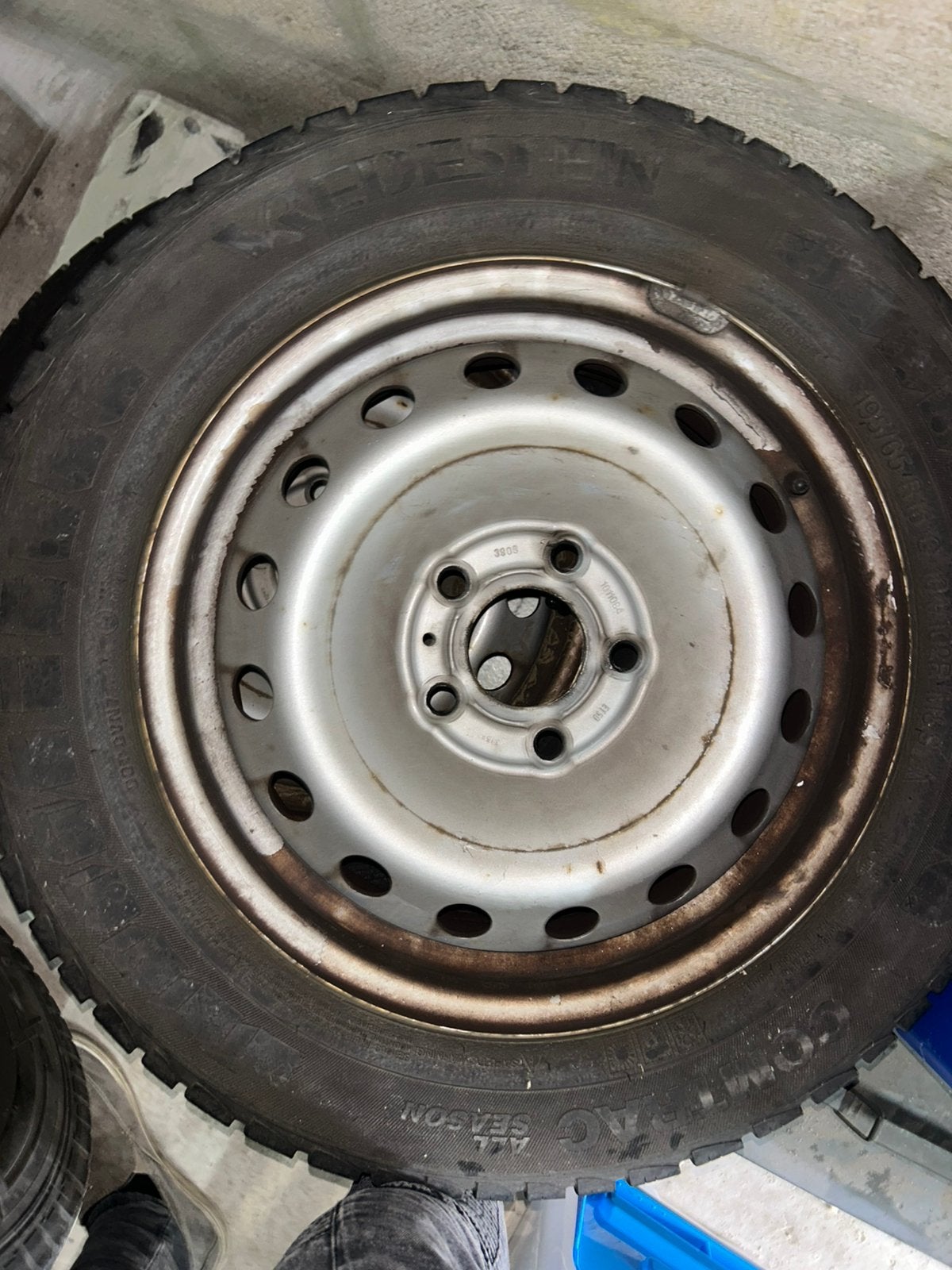 Stalen velgen voor uit 2009 steek 5x118 195, Ophalen, Velg(en)