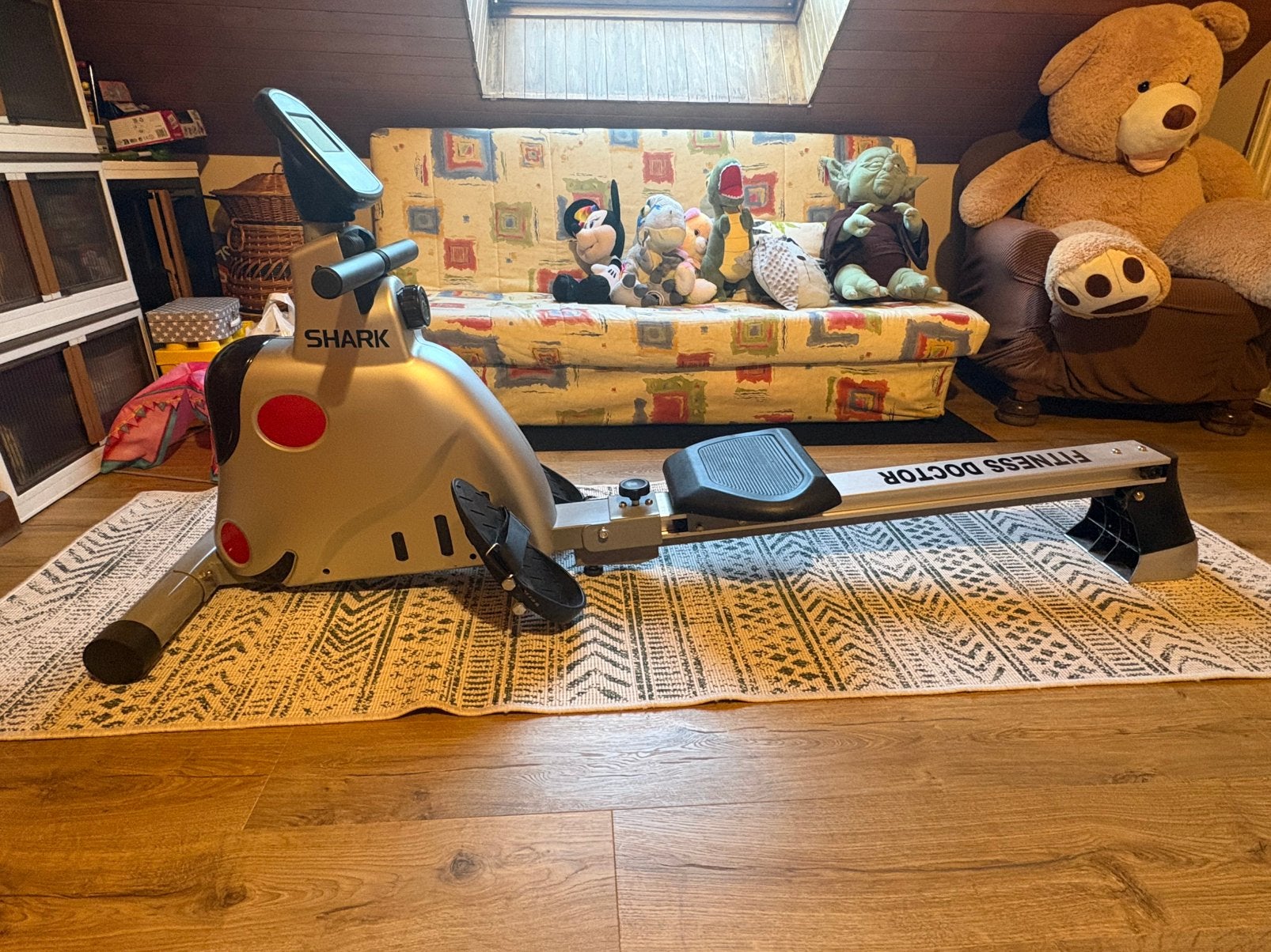 Rameur Shark, Enlèvement, Utilisé, Métal, Rameur
