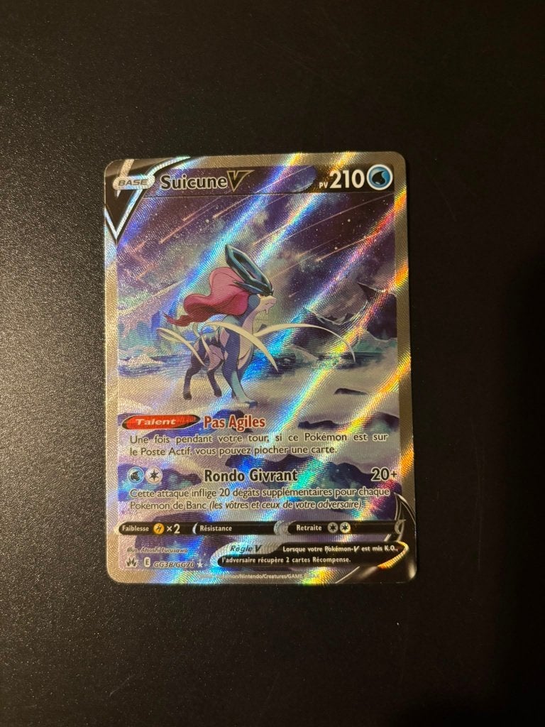Suicune V (CRZ GG38), Ophalen of Verzenden, Gebruikt, Losse kaart, Foil