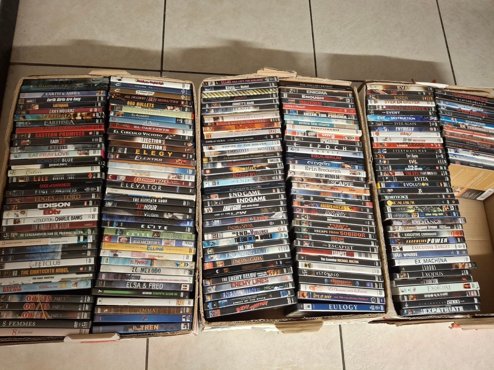 E. super solden: - 50% bij aankoop vanaf 100€ uit alle dvd's, Ophalen of Verzenden, Nederlands, Nederlands