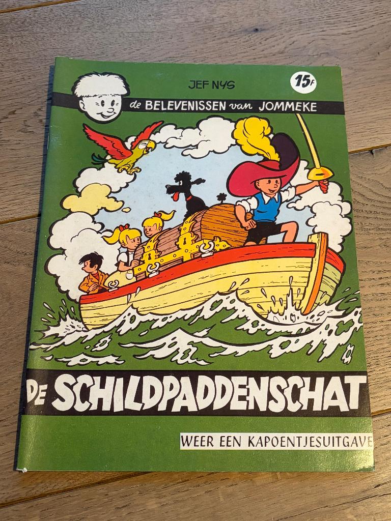 Jommeke - 9 - De schildpaddenschat, Boeken, Stripverhalen, Eén stripboek, Ophalen of Verzenden, Gelezen, Jef Nys.