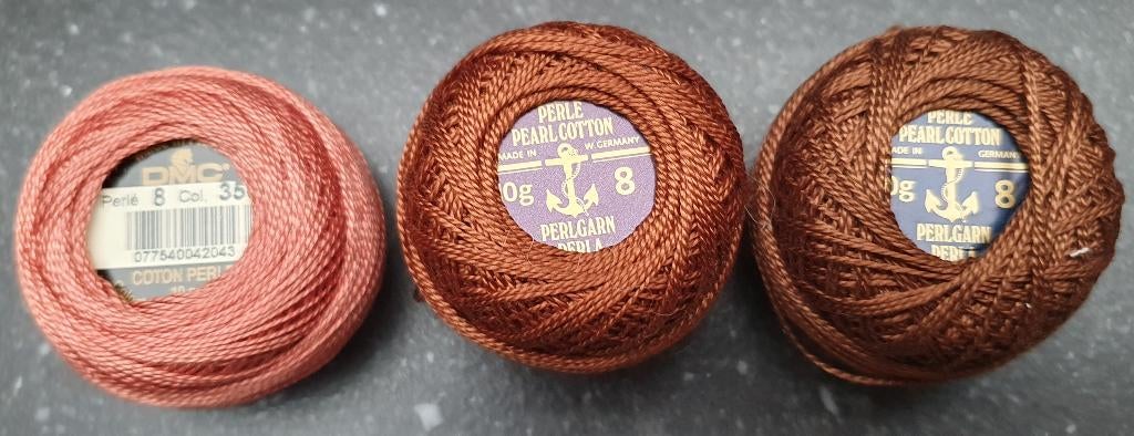 DMC en Anchor Perlé  nr 8 – nieuw, Verzenden, Nieuw, Handborduren, Borduurgaren of Zijde