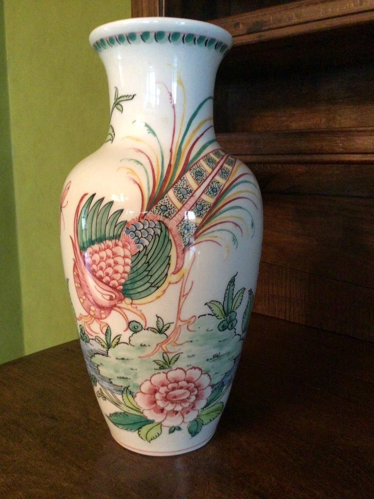 Vase signé anfora agueda, Enlèvement, Bleu