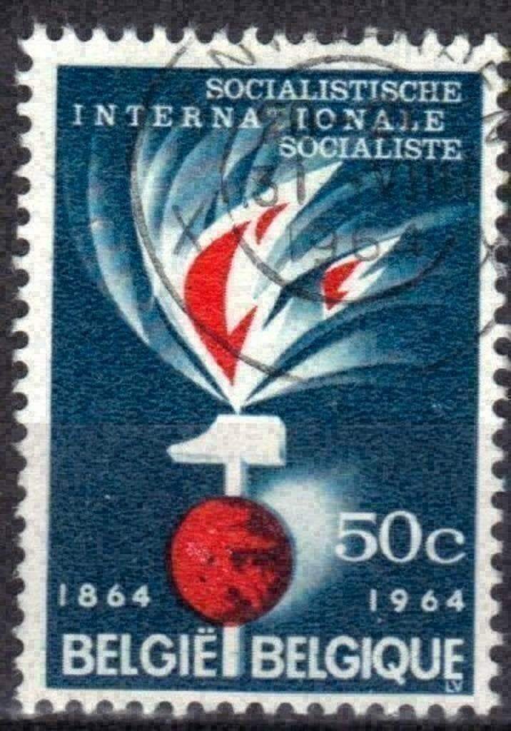 Belgie 1964 - Yvert/OBP 1290 - Socialistische Internati (ST), Postzegels en Munten, Verzenden, Gestempeld, Gestempeld