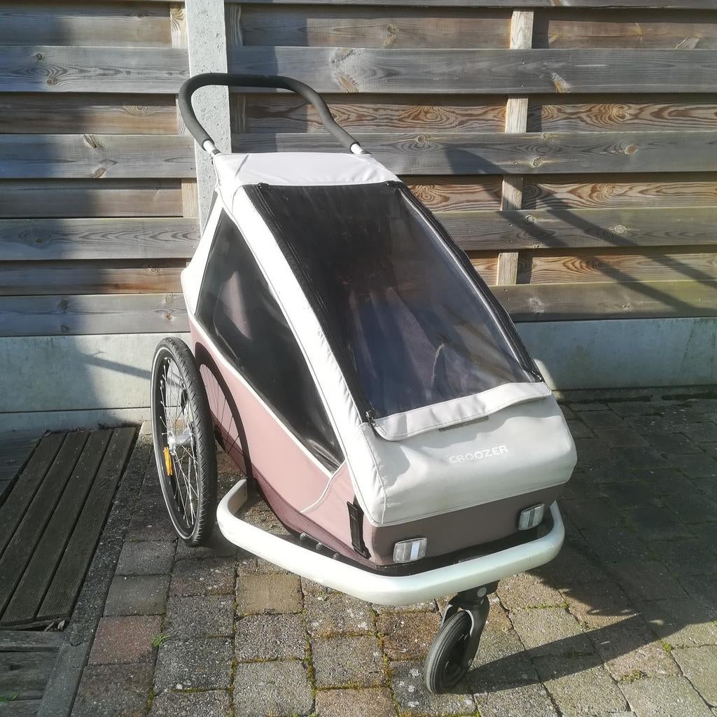 Croozer fietskar voor 1 kindje, Fietsen en Brommers, Ophalen, Gebruikt, Opvouwbaar, Croozer