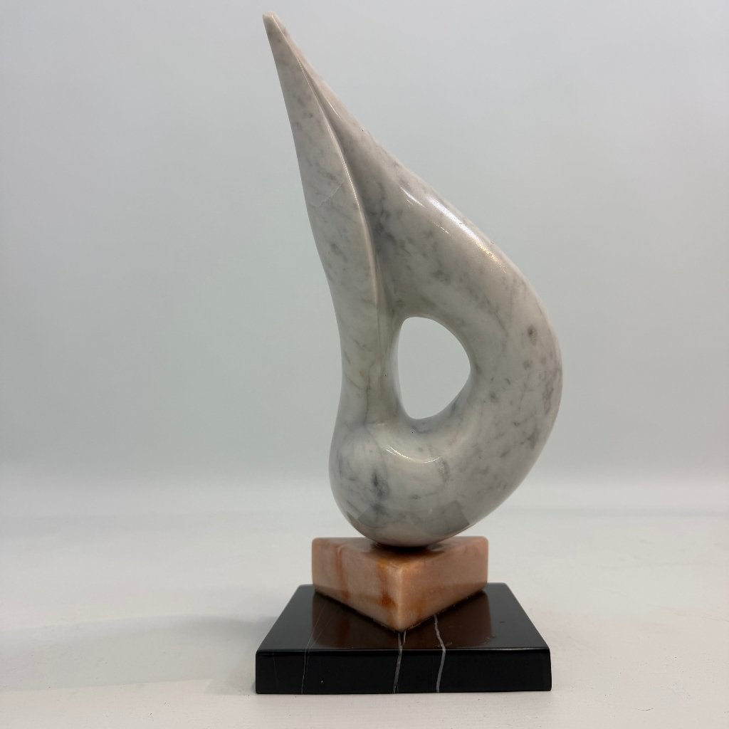 Sculpture en marbre de Paul Baeteman, Antiquités & Art, Enlèvement ou Envoi, Pierre ou céramique, Abstrait, Multicolore