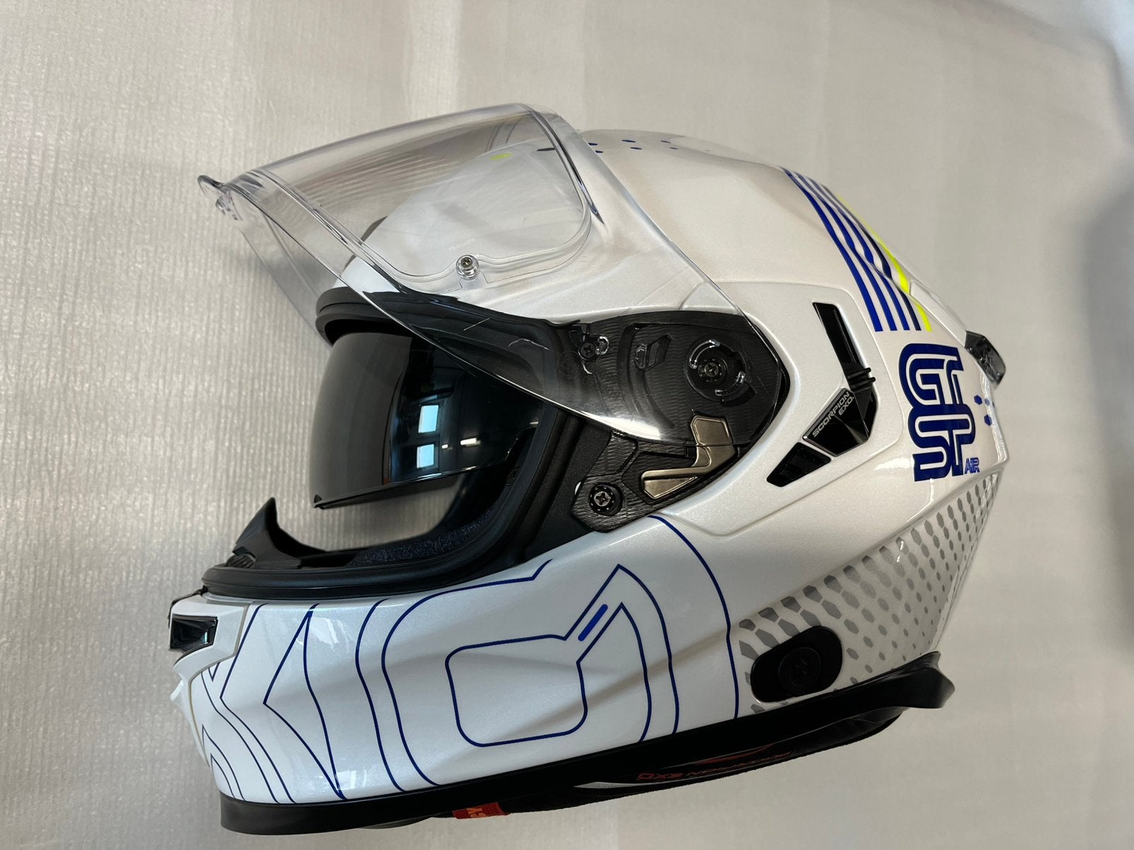1 # SCORPION GT SP LUCHTHELM maat L., Motoren, Kleding | Motorhelmen, Overige merken, Heren, Ophalen of Verzenden, Integraalhelm