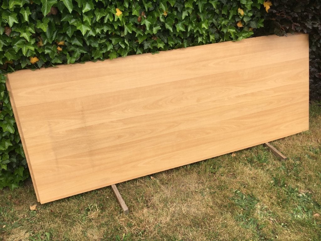 Meubelpaneel/lichte beuk/spaanplaat/8mm/85x240cm, Doe-het-zelf en Bouw, Ophalen, Minder dan 25 mm, Overige typen, Zo goed als nieuw