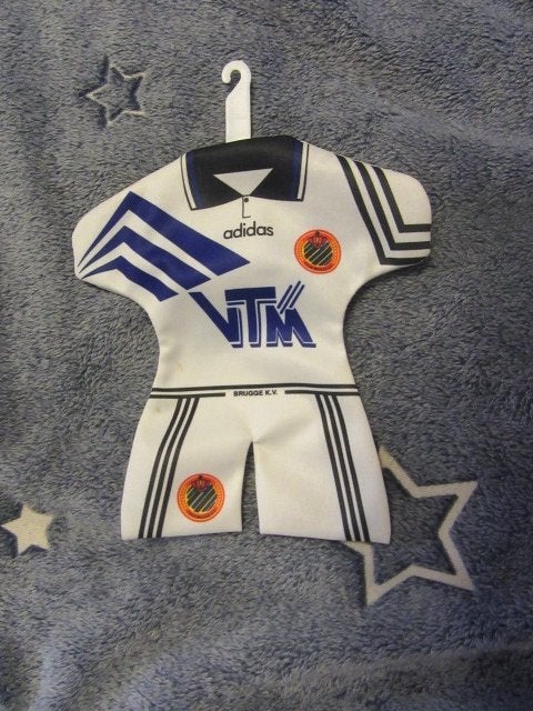 mini tenue Club Brugge - wit - mini shirt, Verzamelen, Ophalen of Verzenden, Gebruikt, Overige typen