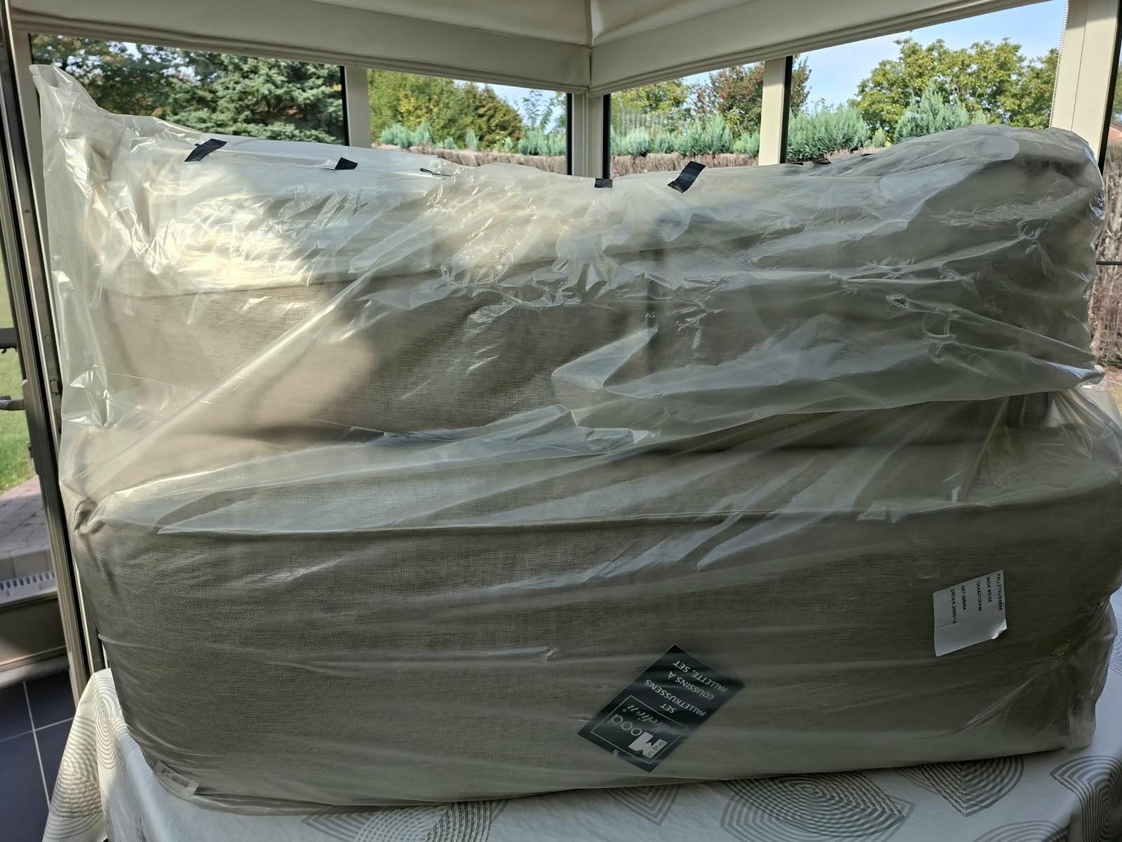 palletkussen, Ophalen