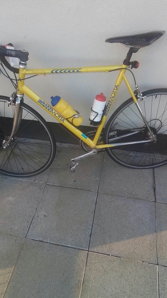 koersfiets, Ophalen