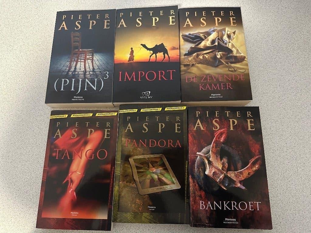 Boeken Pieter Aspe, Ophalen, Zo goed als nieuw, Pieter Aspe, België