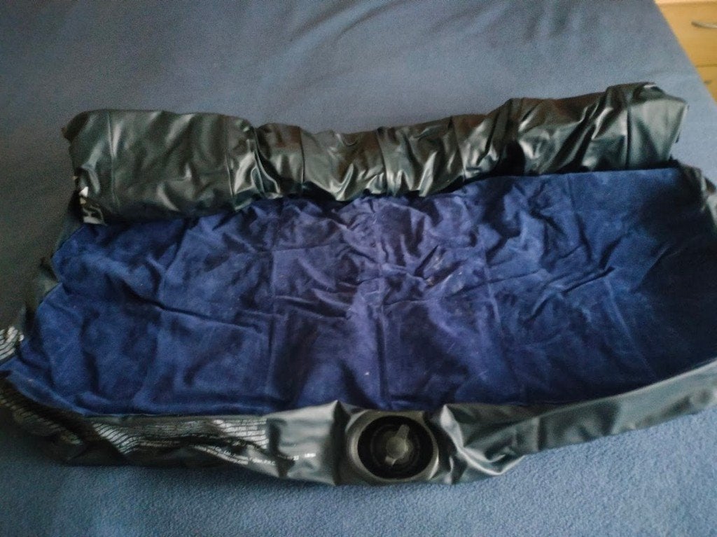 Luchtmatras, Ophalen, Gebruikt, 1-persoons