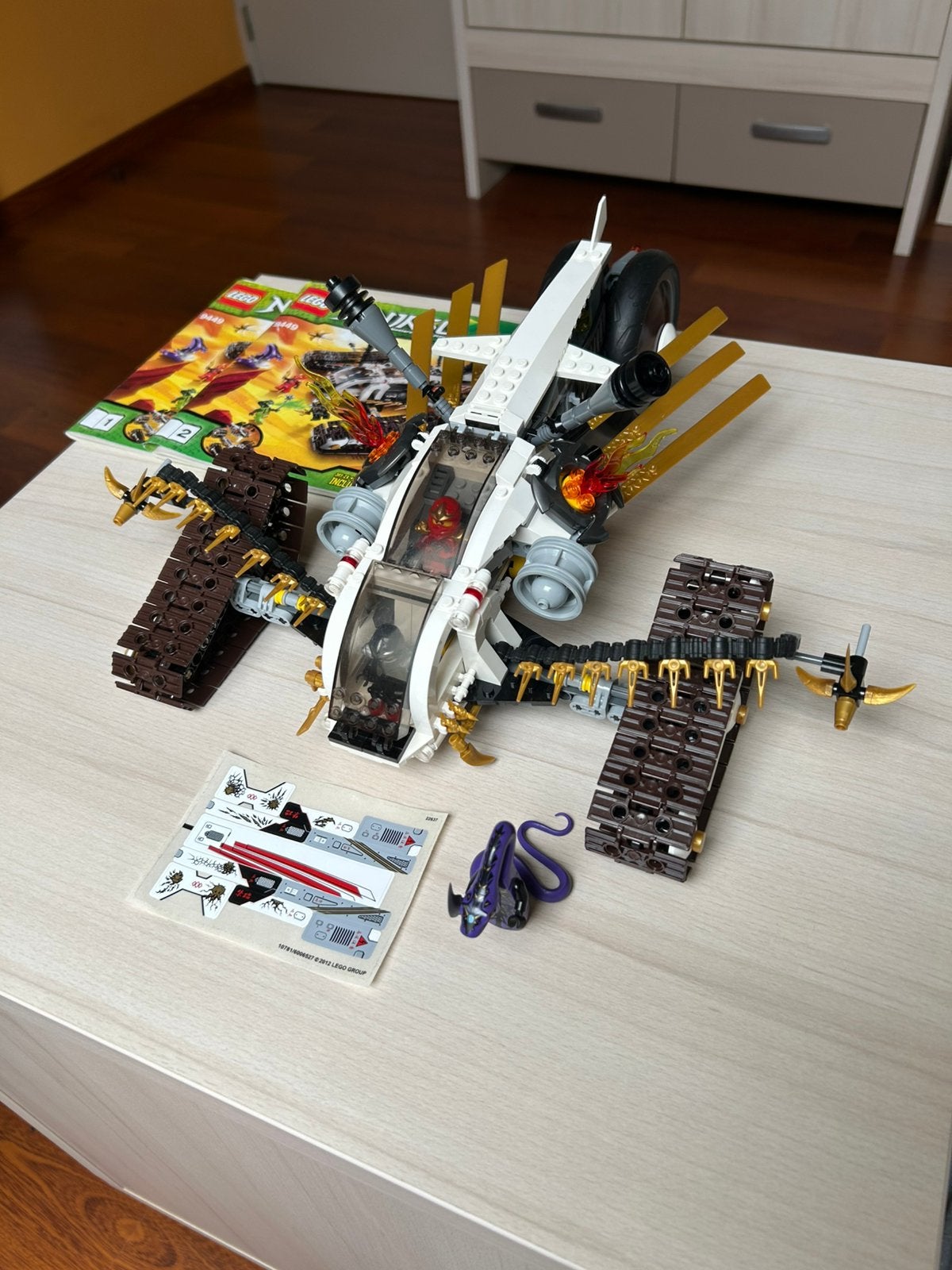 Lego Ultra Sonic Raider (9449), Gebruikt, Lego, Ophalen of Verzenden, Ninjago