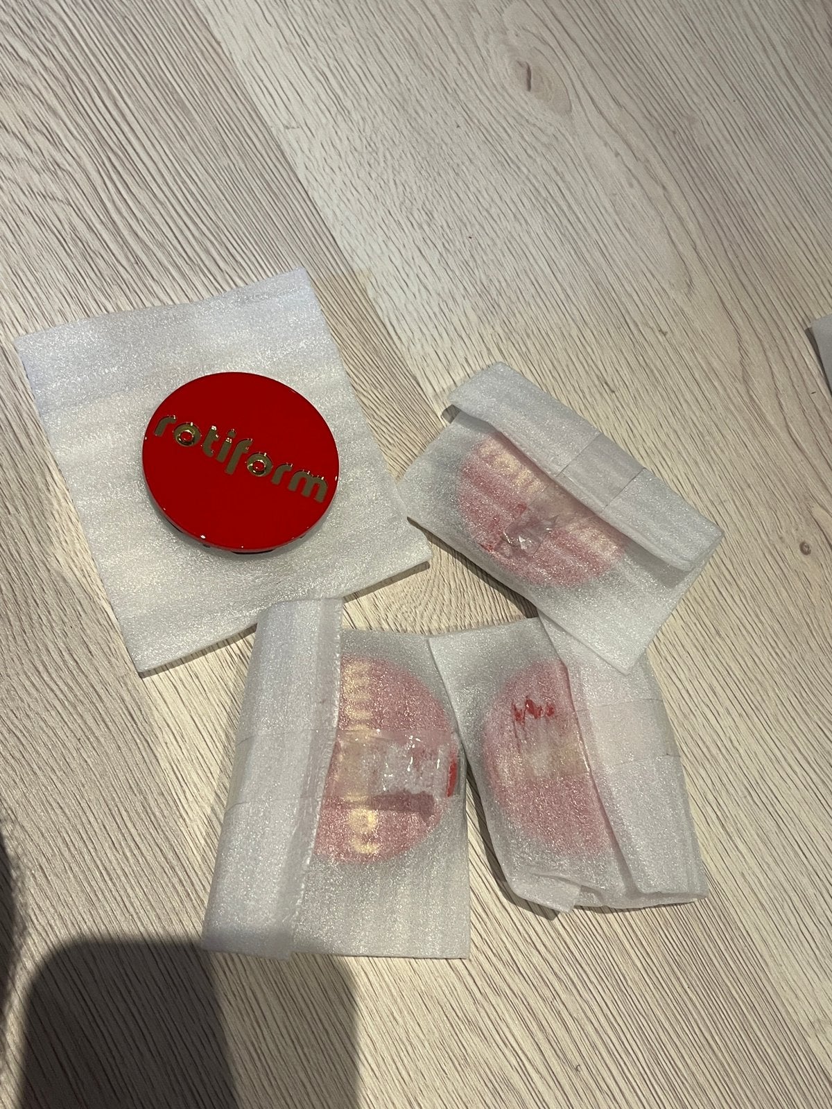 60mm rotiform centercaps rood, Ophalen